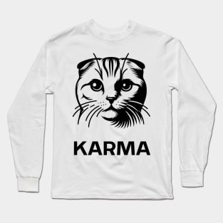 Karma Is A Cat - Taylor's Version Long Sleeve T-Shirt